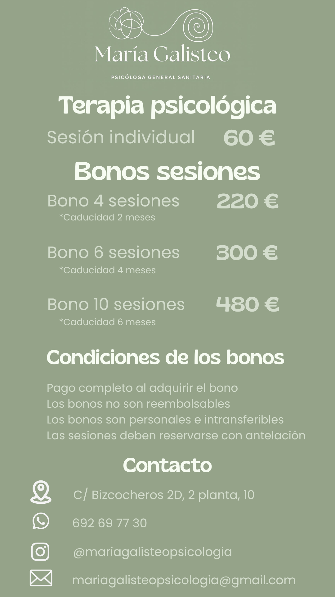 Sesiones Psicología