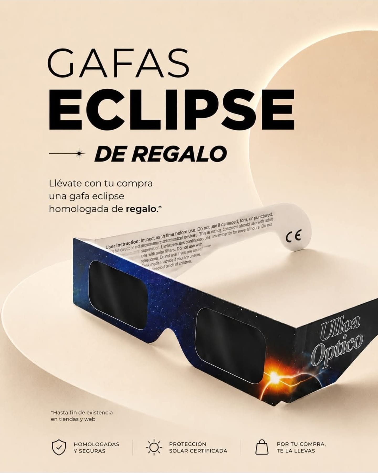 GAFAS ECLIPSE DE REGALO
